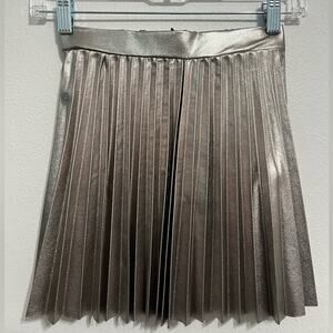 Zara Girls NWT Metallic Skirt 13-14